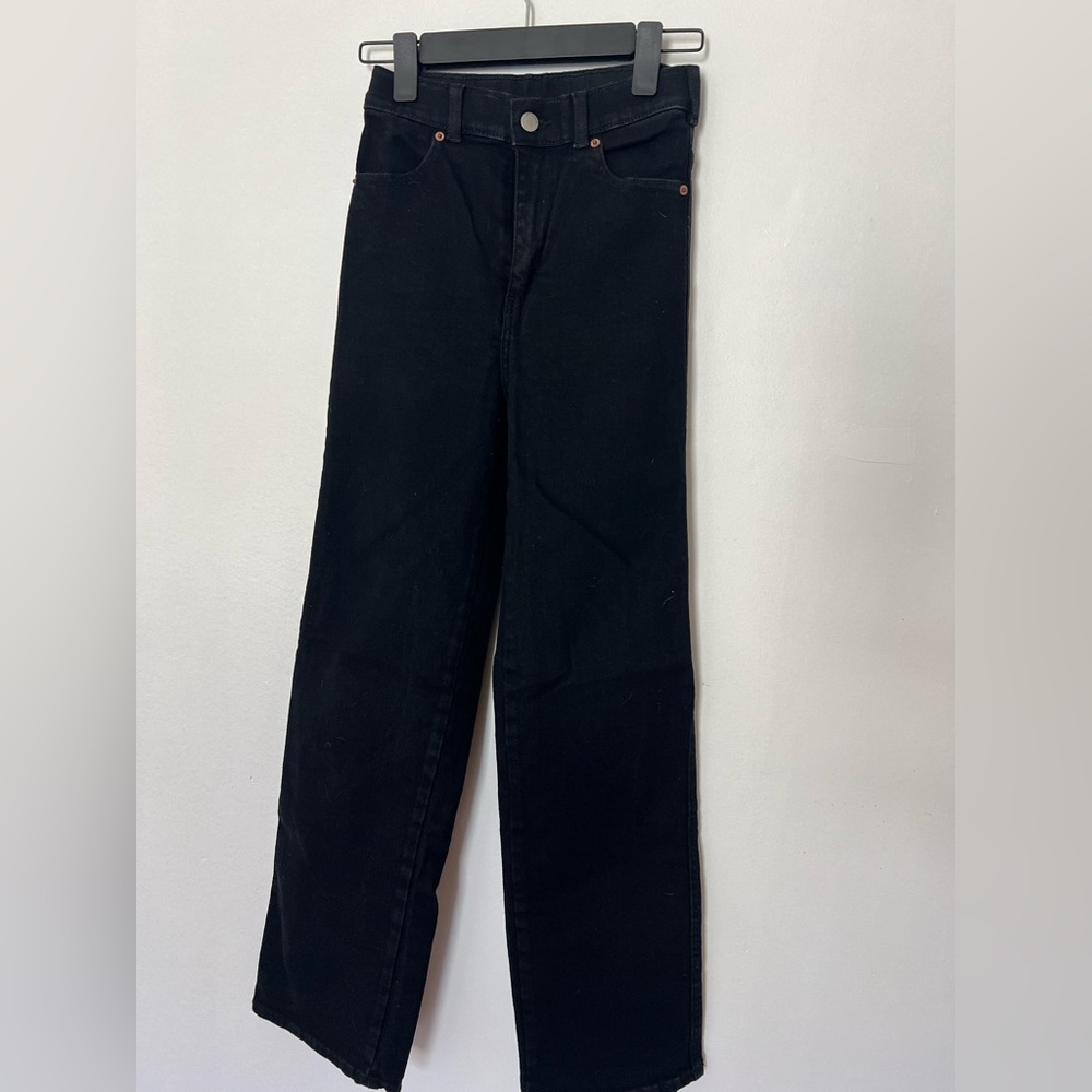 Dr. Denim Moxy Straight Leg Jeans in Black